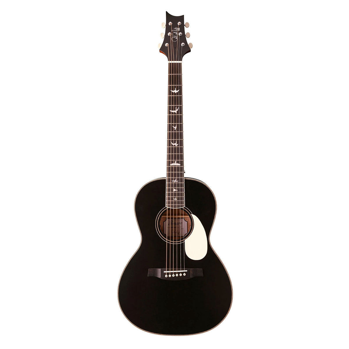 PRS SE P20 Parlor Acoustic Guitar (Satin Black Top) – Music City