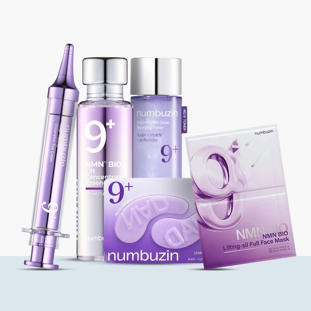 Numbuzin NAD+ PDRN Toner, No.9 NMN Mask & Eye Cream - Mystiglam