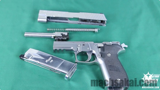 東京マルイ】 シグ ザウエル P226レイル クロームステンレス ガスブロ