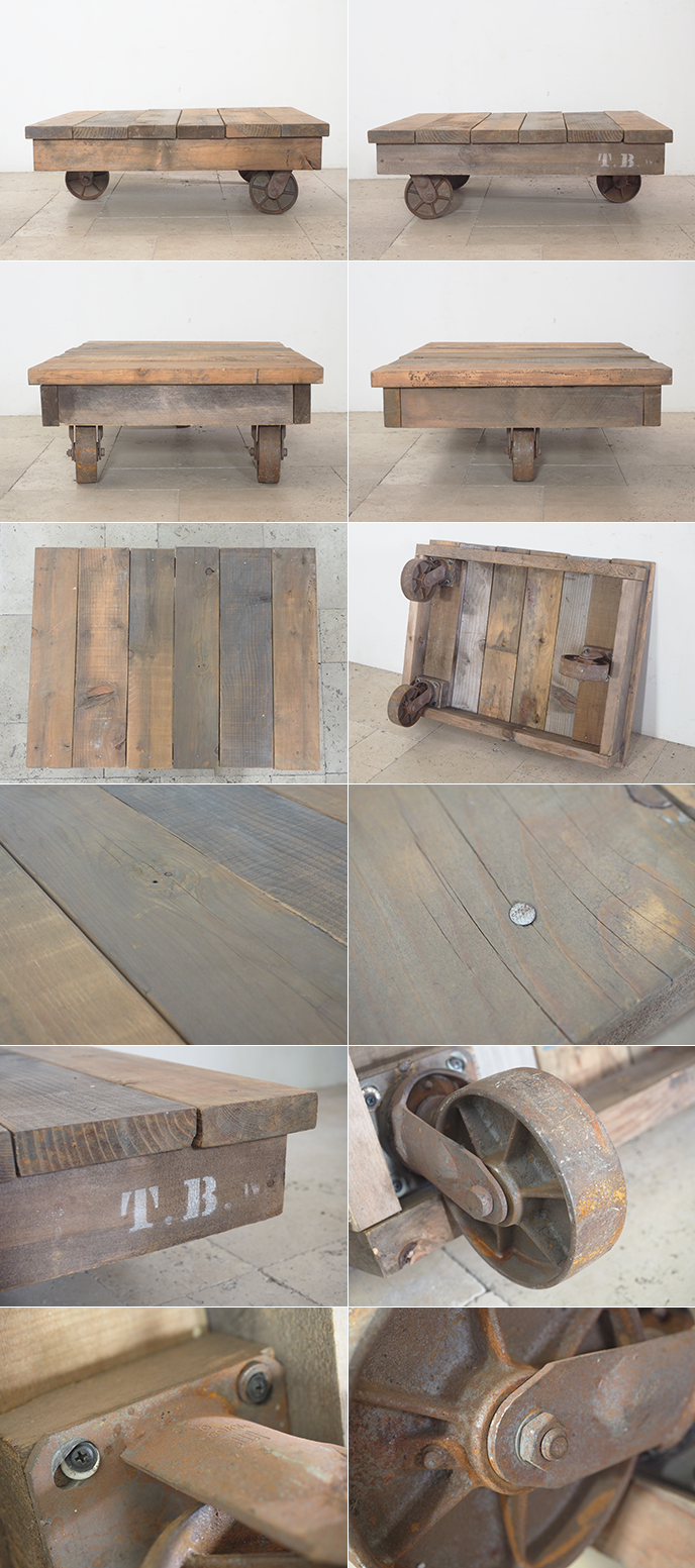 US アンティーク 木製台車 トロッコ | MANSIKKA antiquesMANSIKKA antiques