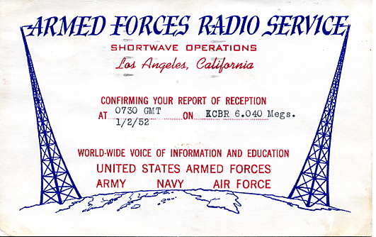 ベリカード 海外の放送局