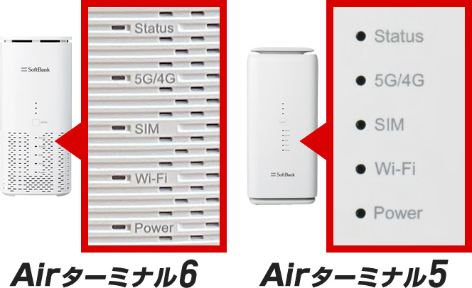 ソフトバンクエアーの有線接続方法