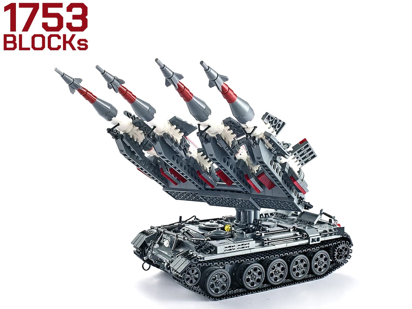 AFM SA-3 GOA + T-55 自走式防空ミサイル 1753Blocks | ミリタリー