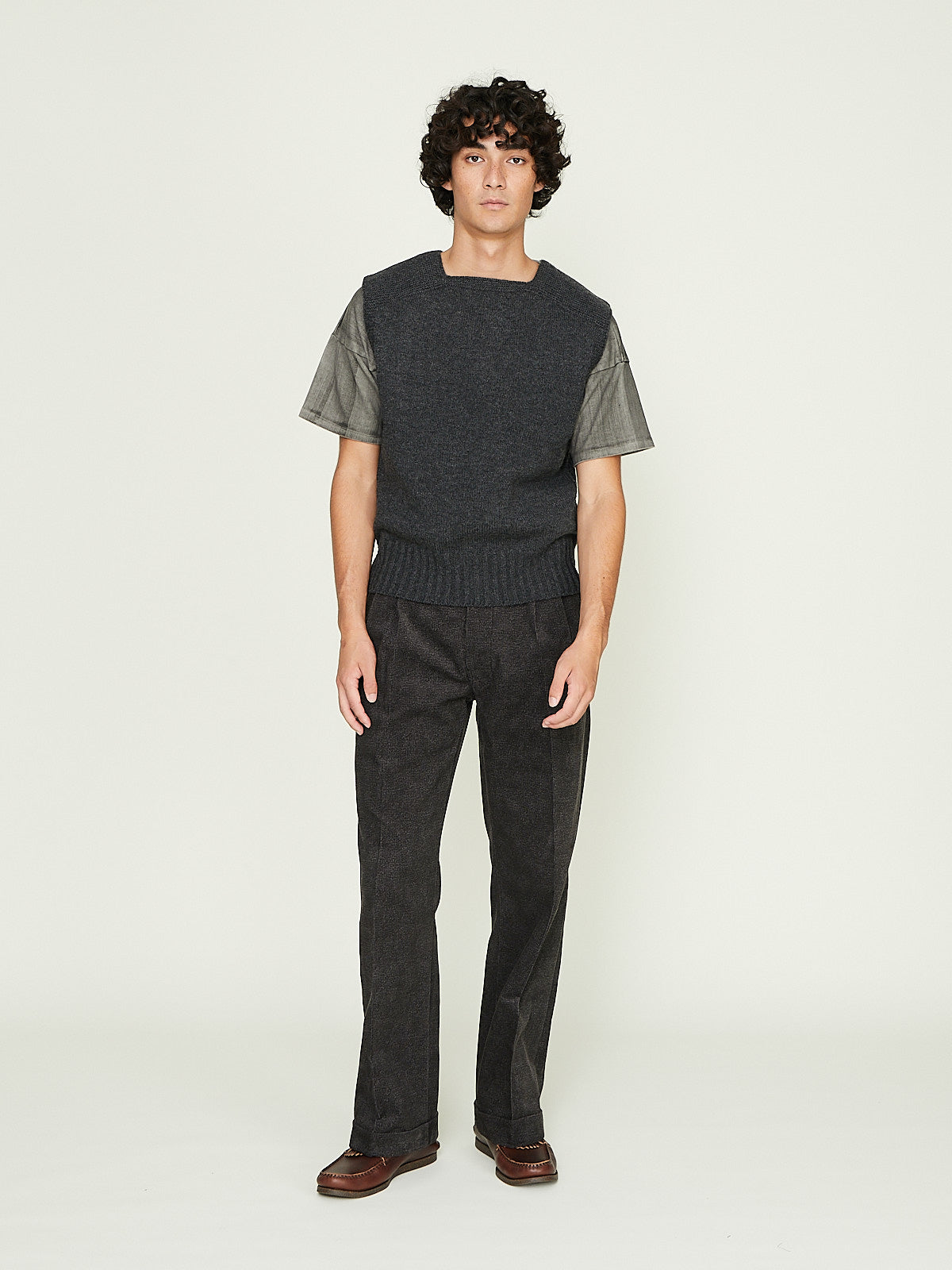 Taiga Takahashi - Lot.528 A.R.C Vest in Charcoal – Mouki Mou