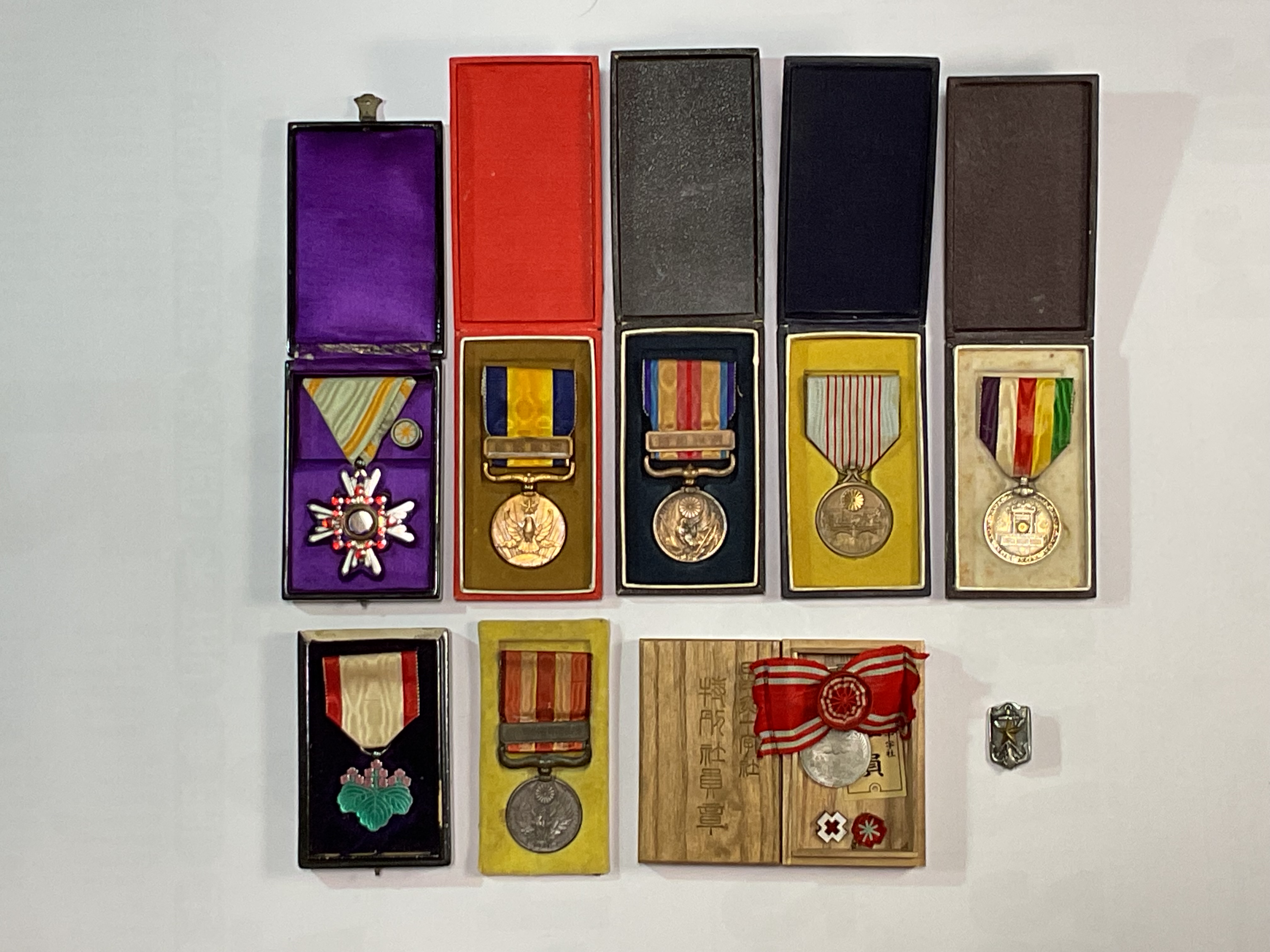 勲章 徽章 9点まとめ 勲五等瑞宝章/国境事変/支那事変/紀元二千六百年