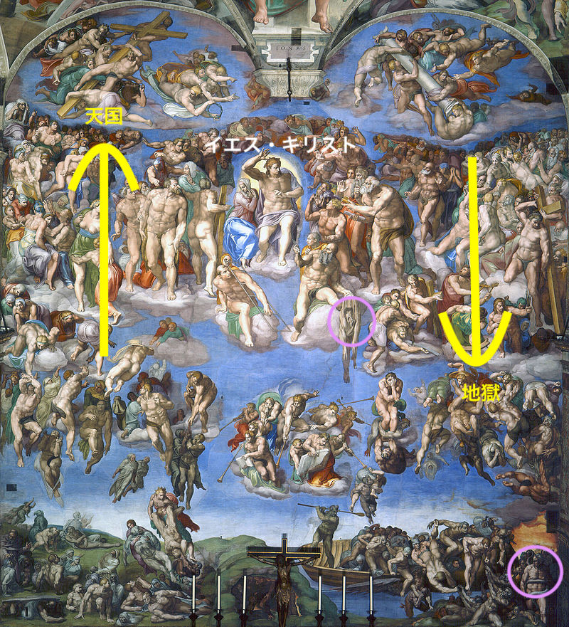 ミケランジェロの「最後の審判」を徹底解説！日本でも見れるって本当