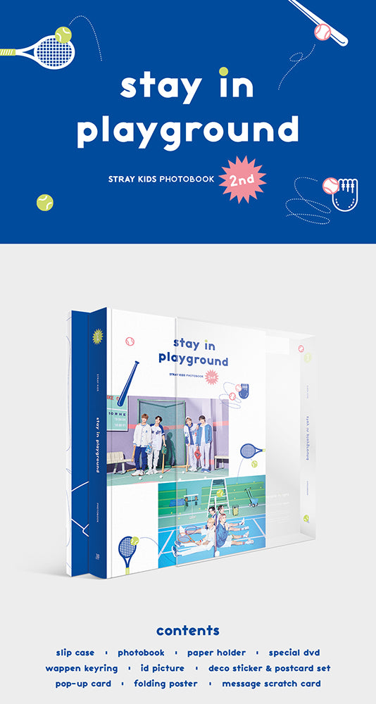 Stray Kids 2nd PHOTOBOOK stay in playground DVD + 写真集