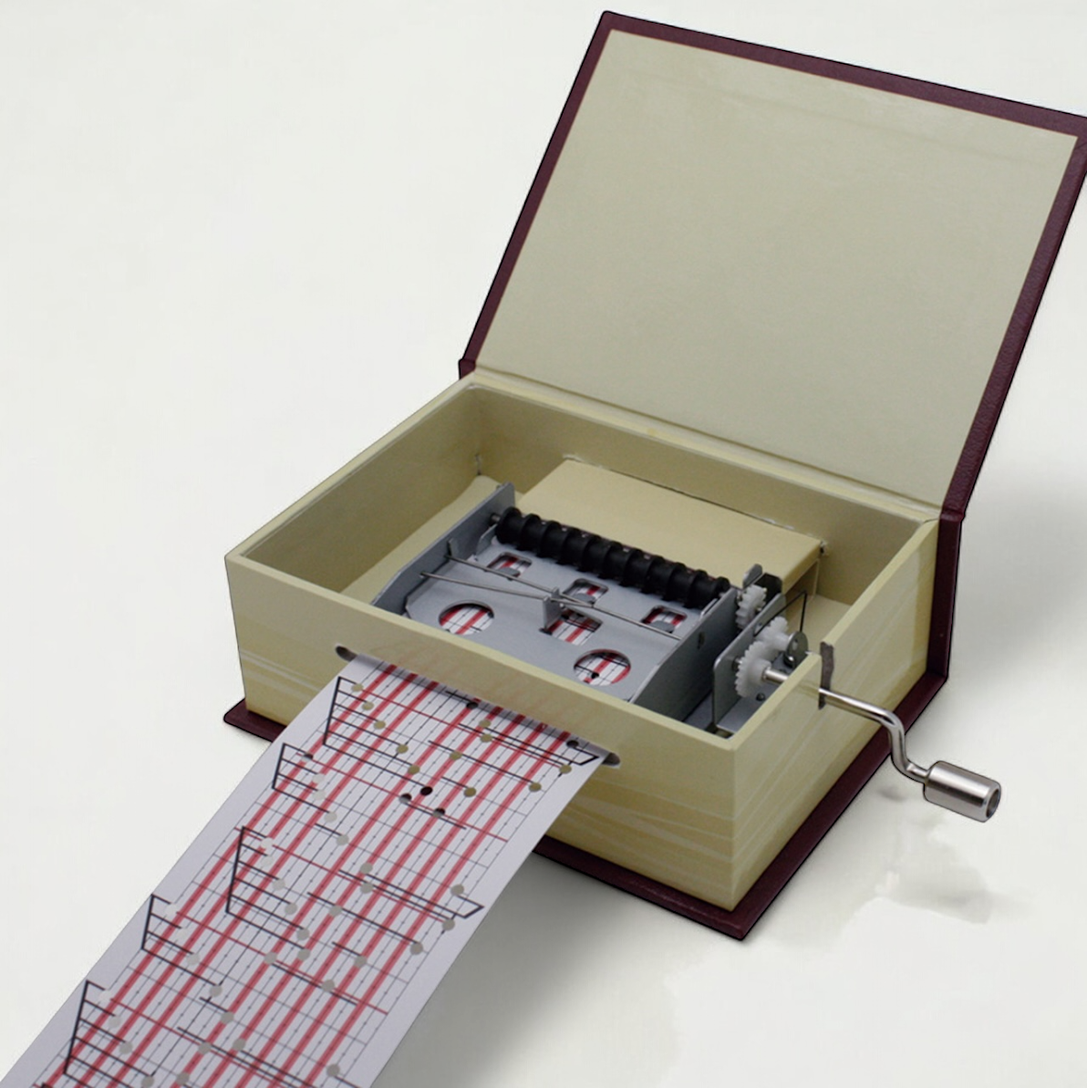 20弁BOOK型手回しオルガニート – オルゴールギャラリー