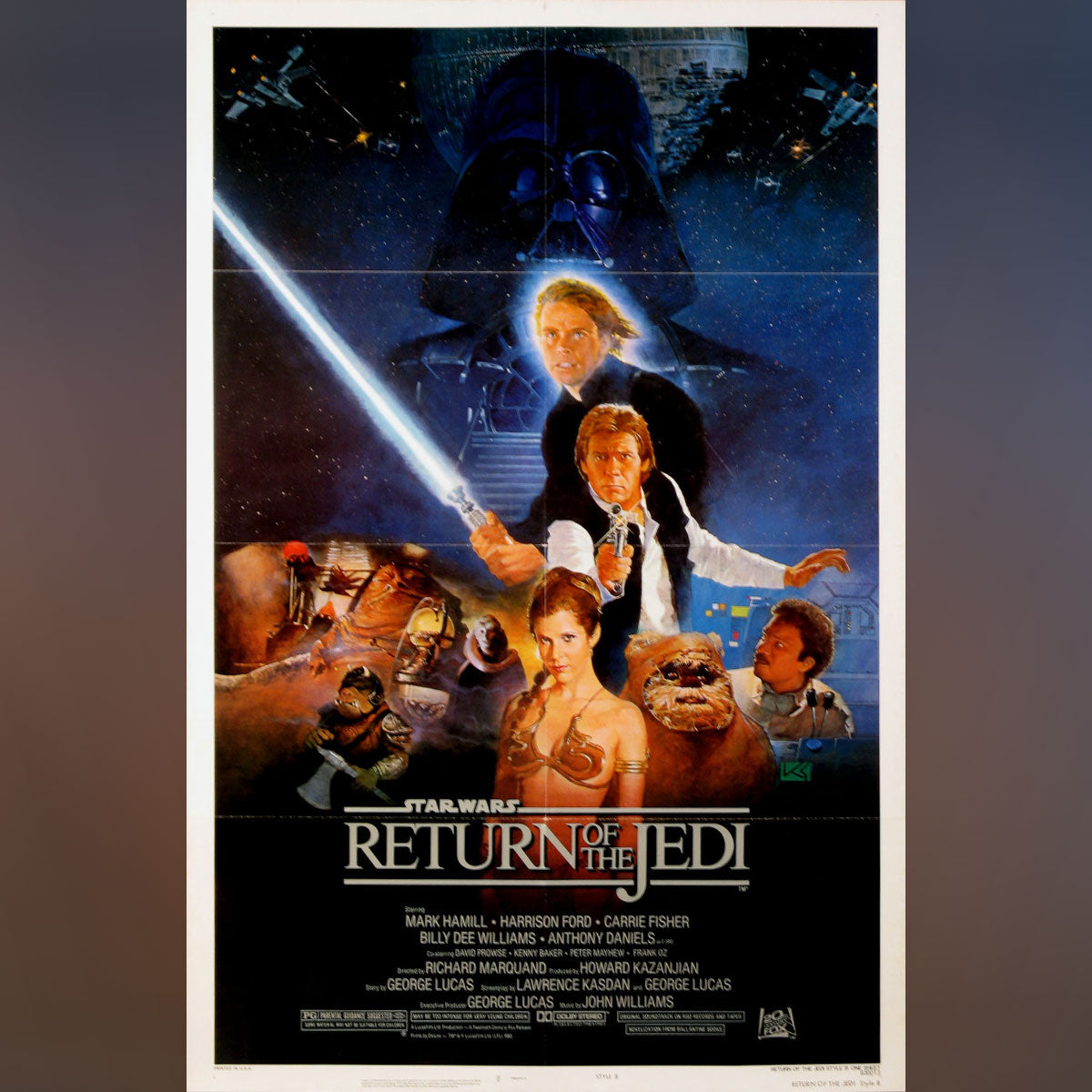 Return of The Jedi (1983) | Original Movie Poster | Vintage Film