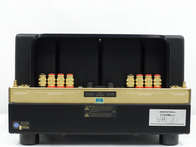 McIntosh MC2000/KT88 真空管 パワーアンプ 創立50周年記念 400台限定