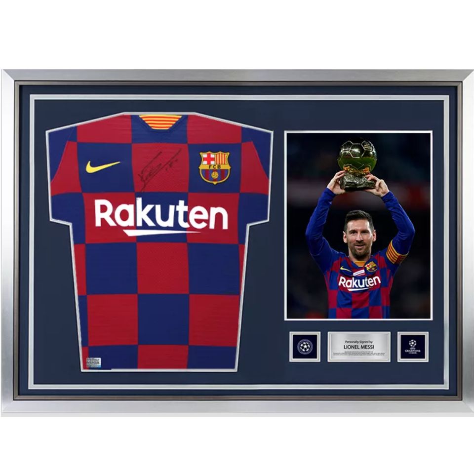 リオネル・メッシ【直筆サイン入り】FCバルセロナ2019-2020