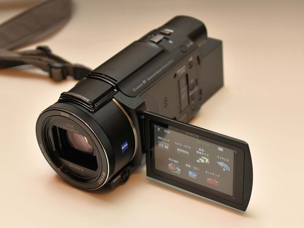 ソニー Handycam FDR-AX55 （ブラック） Amazon.co.jp: SONY ビデオ
