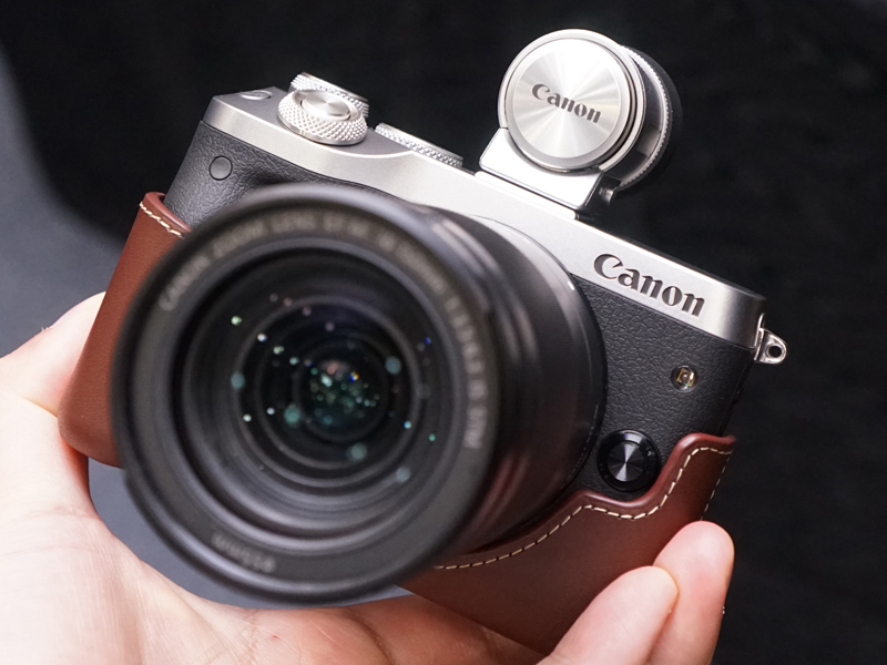 キヤノン、デュアルピクセルCMOS採用ミラーレス「EOS M6」。外付けEVF