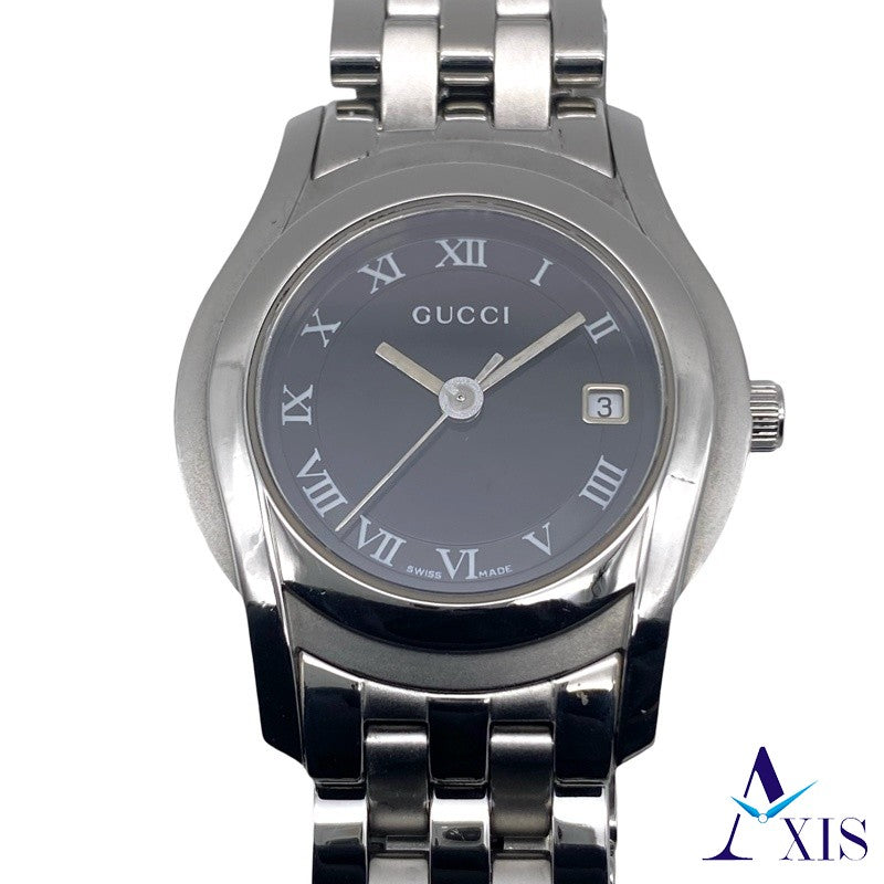 グッチ【5500L】GUCCI 腕時計 ラウンドフェイス レディース