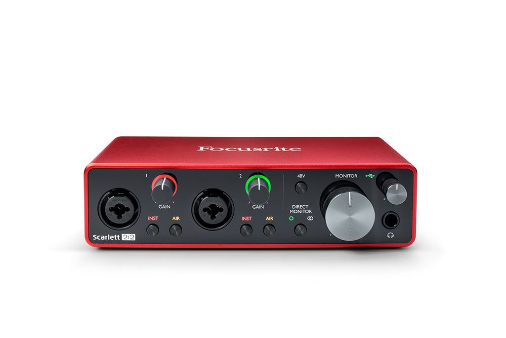 Focusrite Scarlett 2I2: 3rd Generation USB Audio Interface – AZ