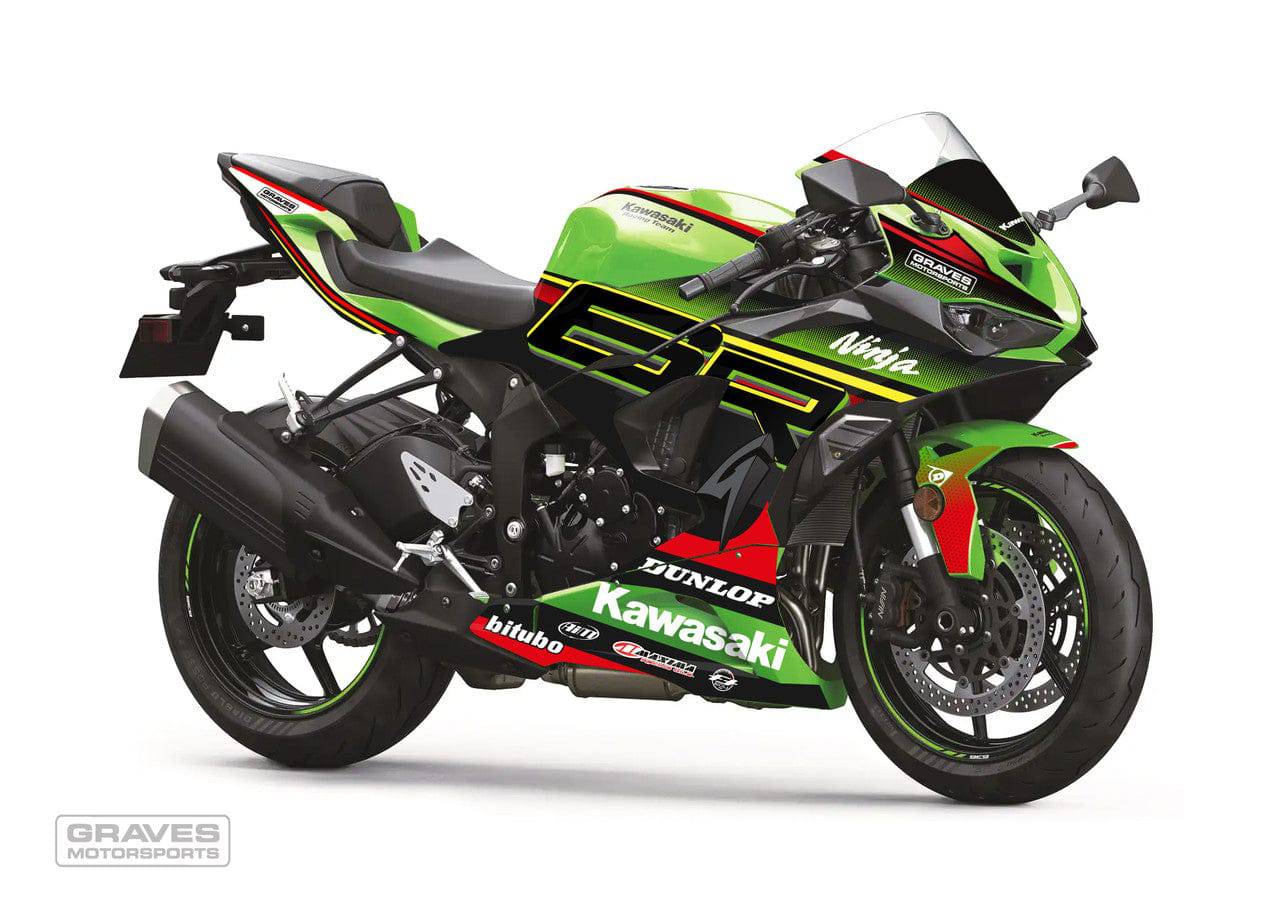 Graves OEM Bodywork Graphics Set Kawasaki ZX-6RR 2024 | Adventure