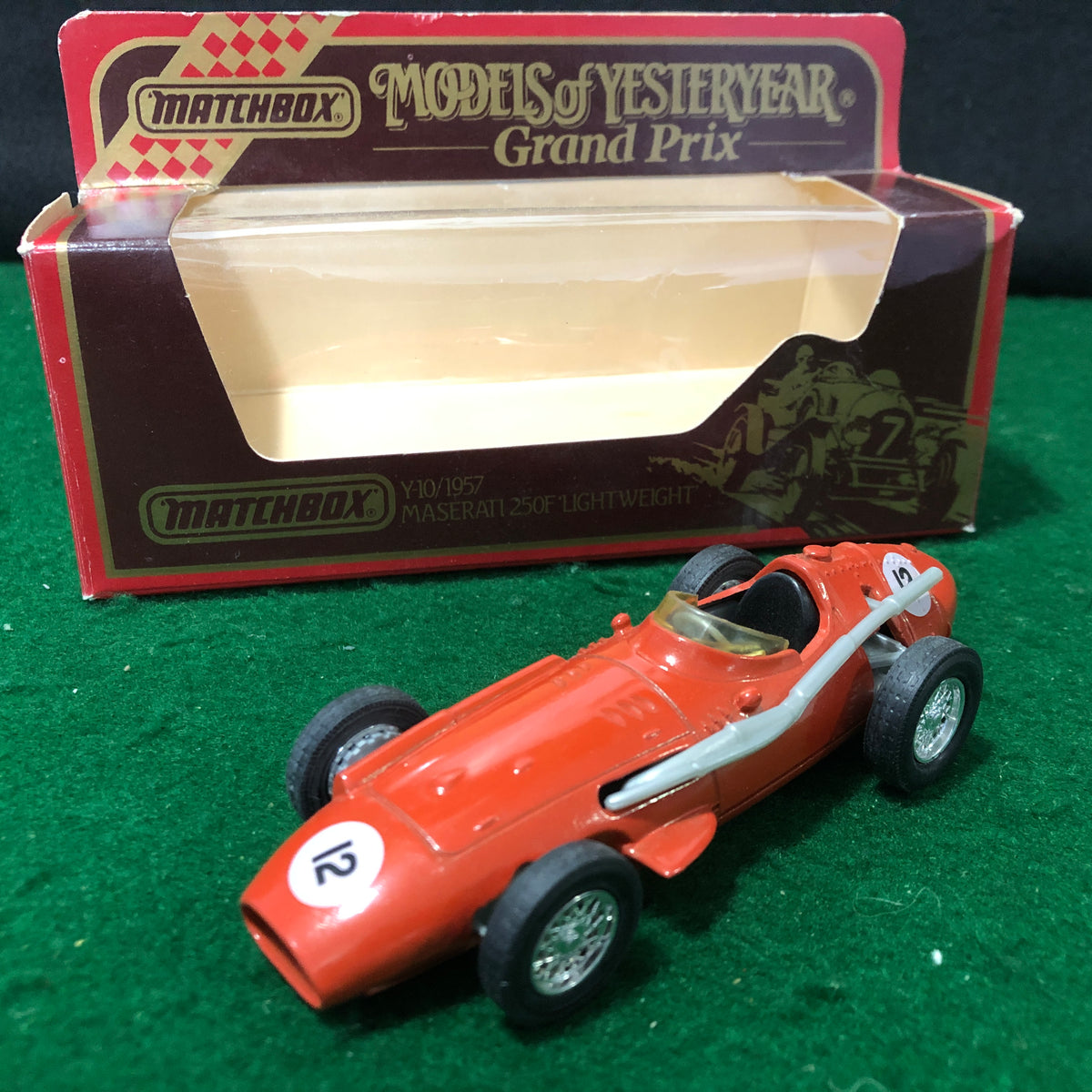 Maserati 250 F Lightweight 1957 N 12 by Matchbox 1:36 (Y10