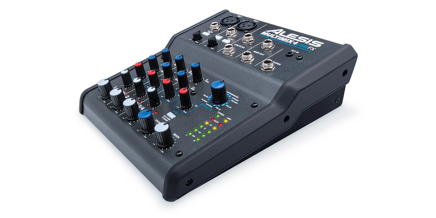 製品情報：MultiMix 4 USB FX：Alesis