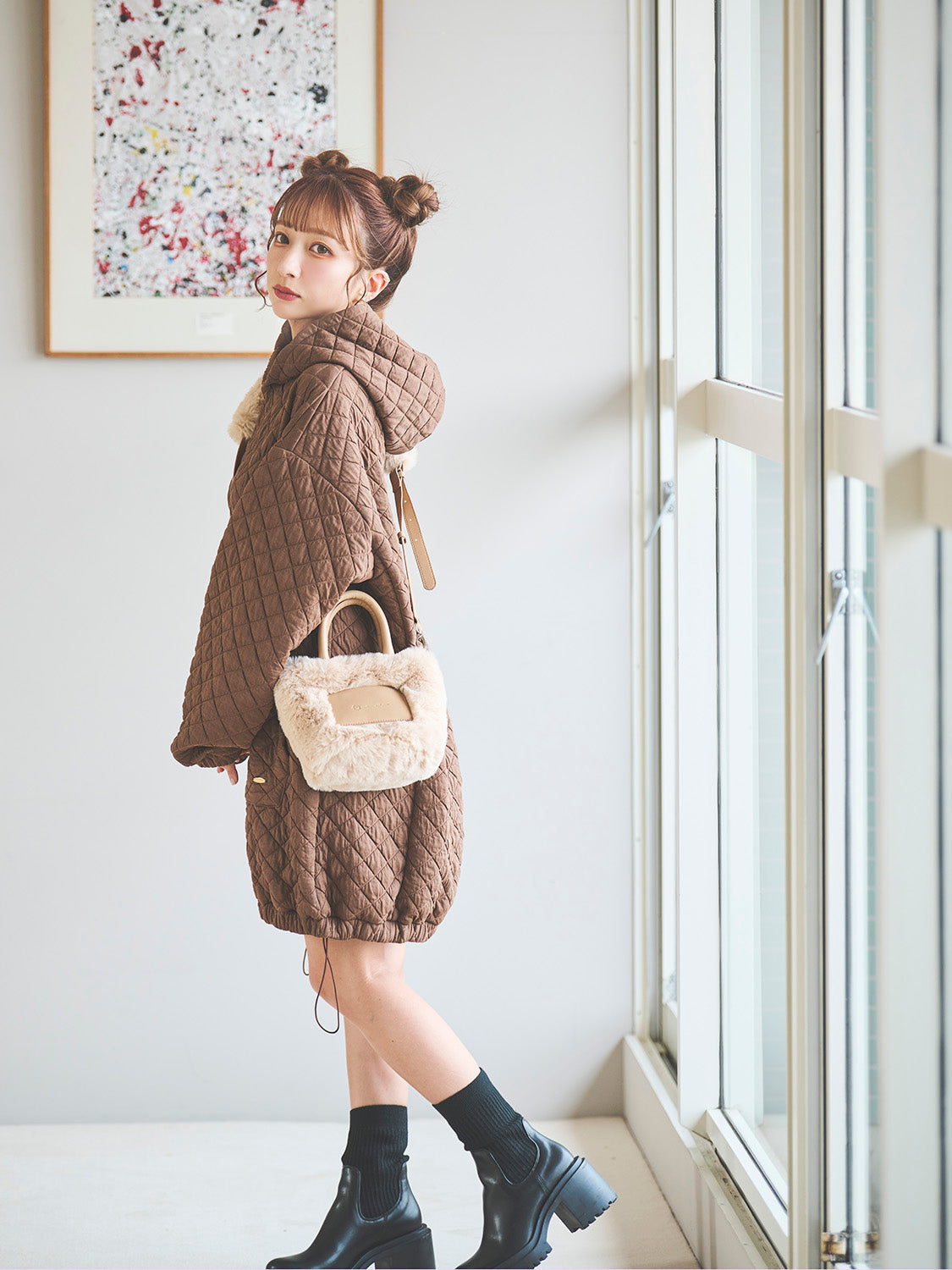 2WAYファーバッグ