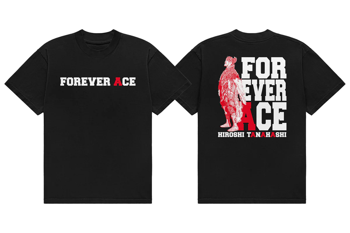棚橋弘至「FOREVER ACE」Tシャツ（ブラック） – プロレス専門店バック