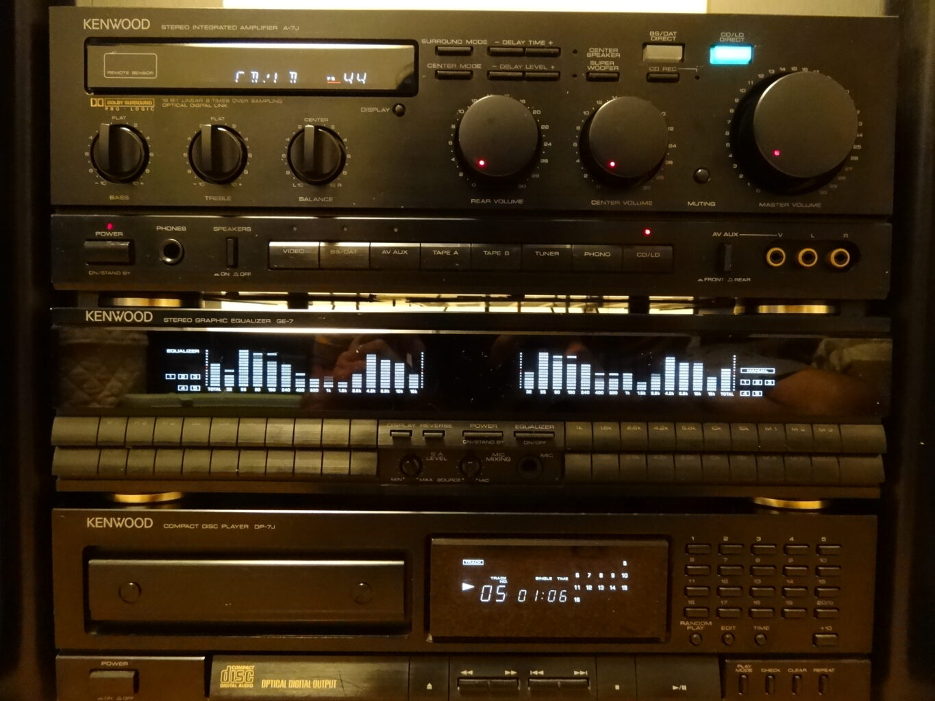 KENWOOD のAIグラフィックイコライザーGE-7i – バブルコンポのある暮らし