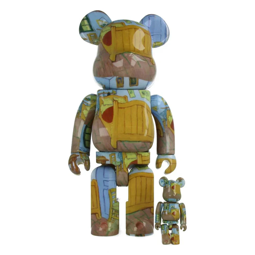400 & 100 Bearbrick - Van Gogh Set inspired by The Bedroom