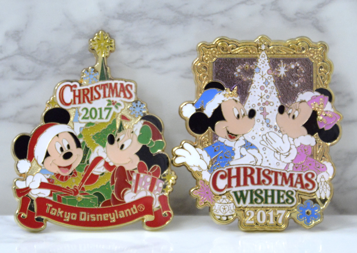 東京ディズニーランド・シー『クリスマス ピンバッジ』グッズ紹介 | Be