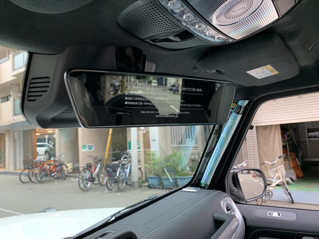 大阪市より ベンツ ゲレンデ G400d様 デジタルインナーミラー