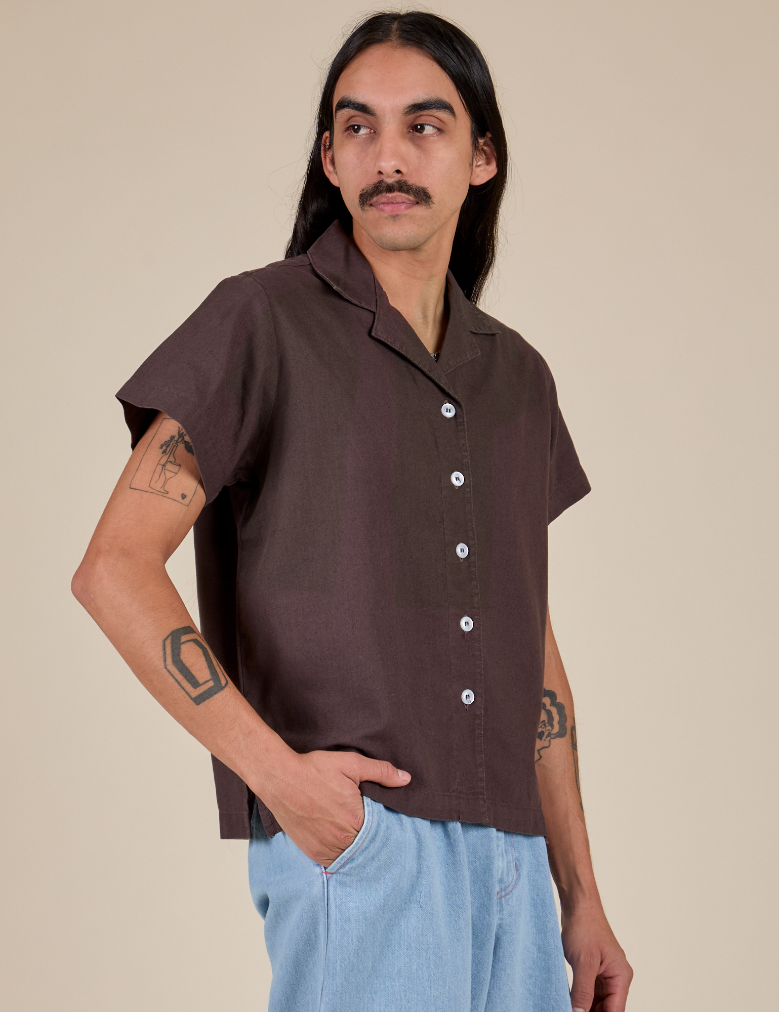 Pantry Button-Up - Espresso Brown – BIG BUD PRESS
