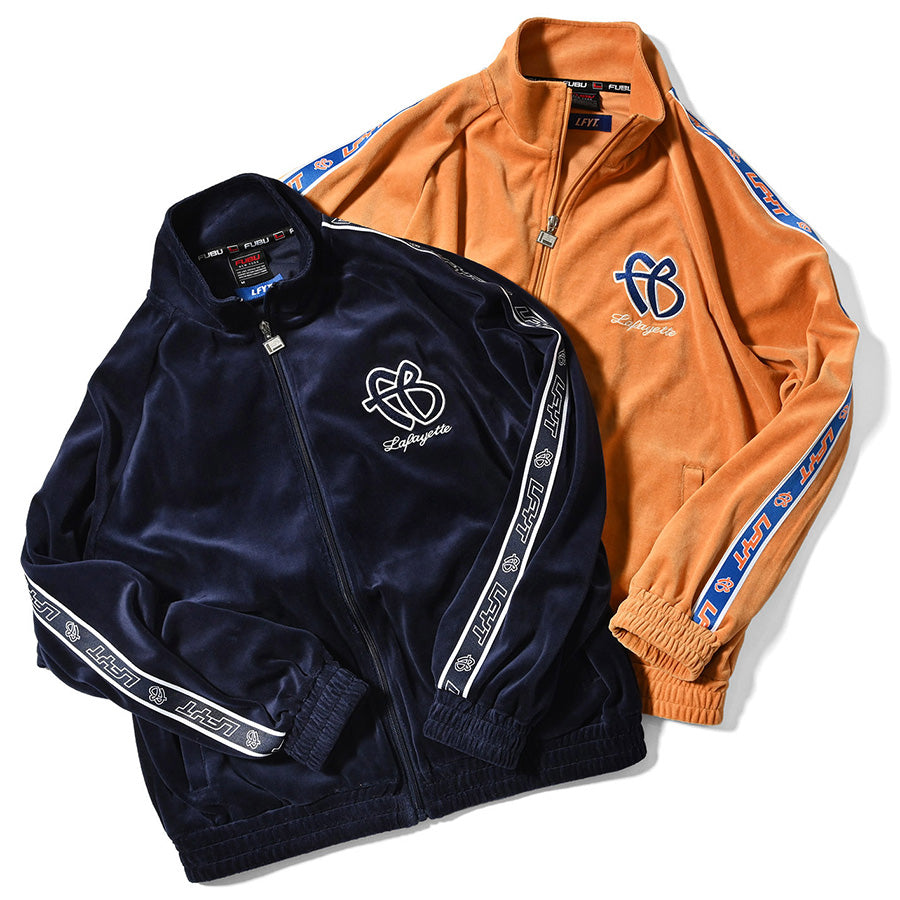 LFYT × FUBU ( エルエフワイティー × フブ ) VELOUR TRACK JACKET