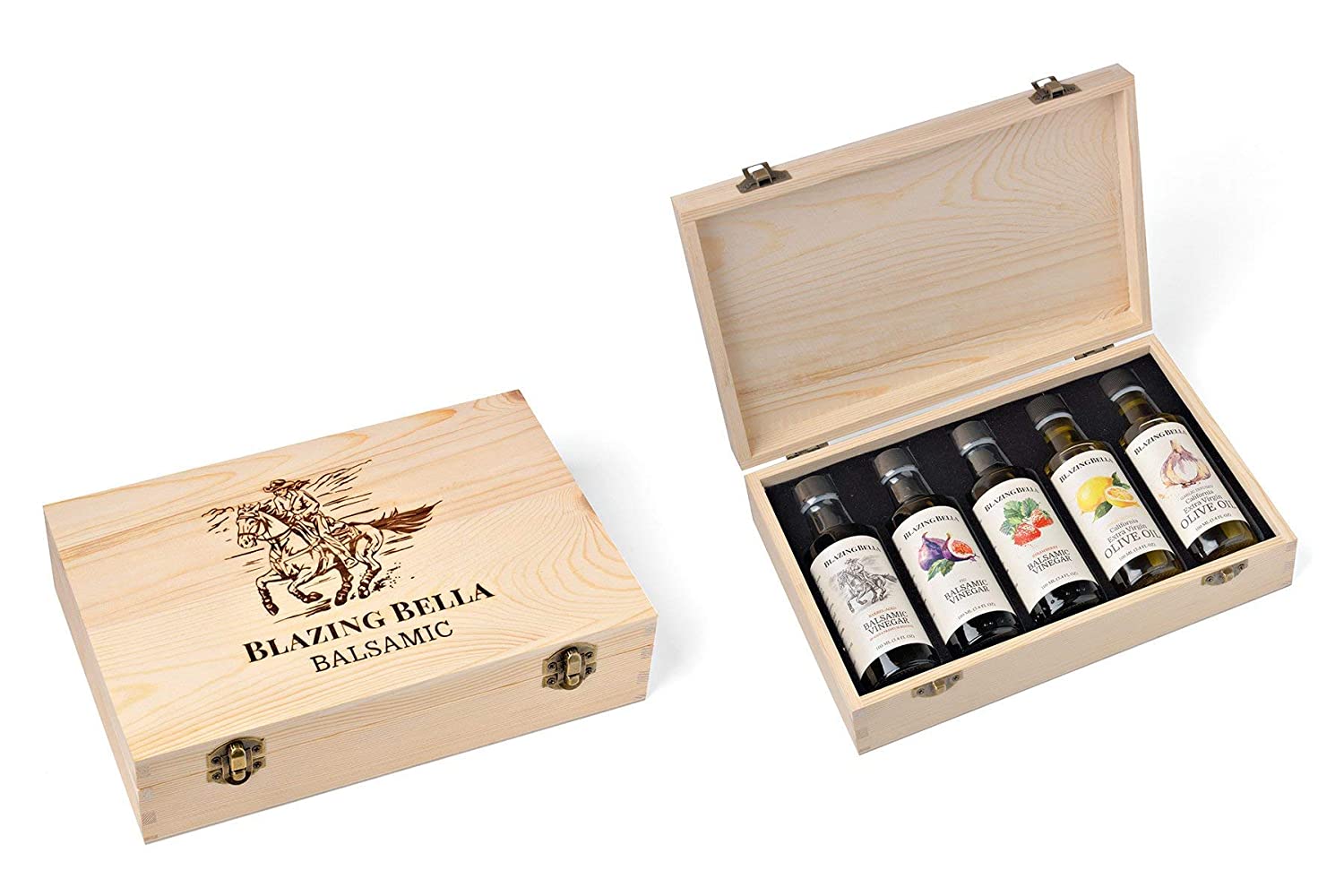 Olive Oil and Balsamic Gift Set | Gourmet Chef Gift Box | Blazing