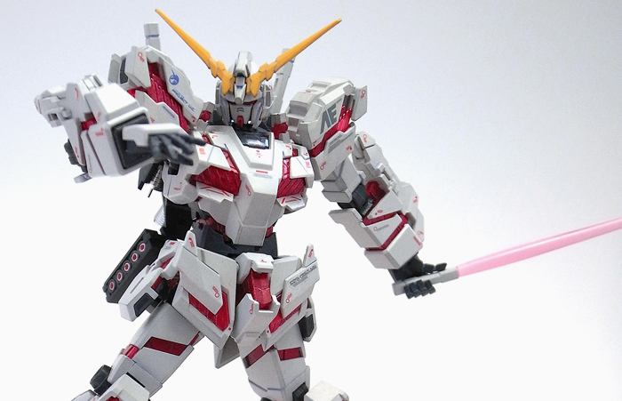 HGUC ユニコーンガンダムデストロイモード改修塗装完成品（落札