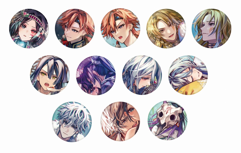 オトメイト 秋風商店 マツリカの炯 缶バッジ フェイ 11点 オトメイト