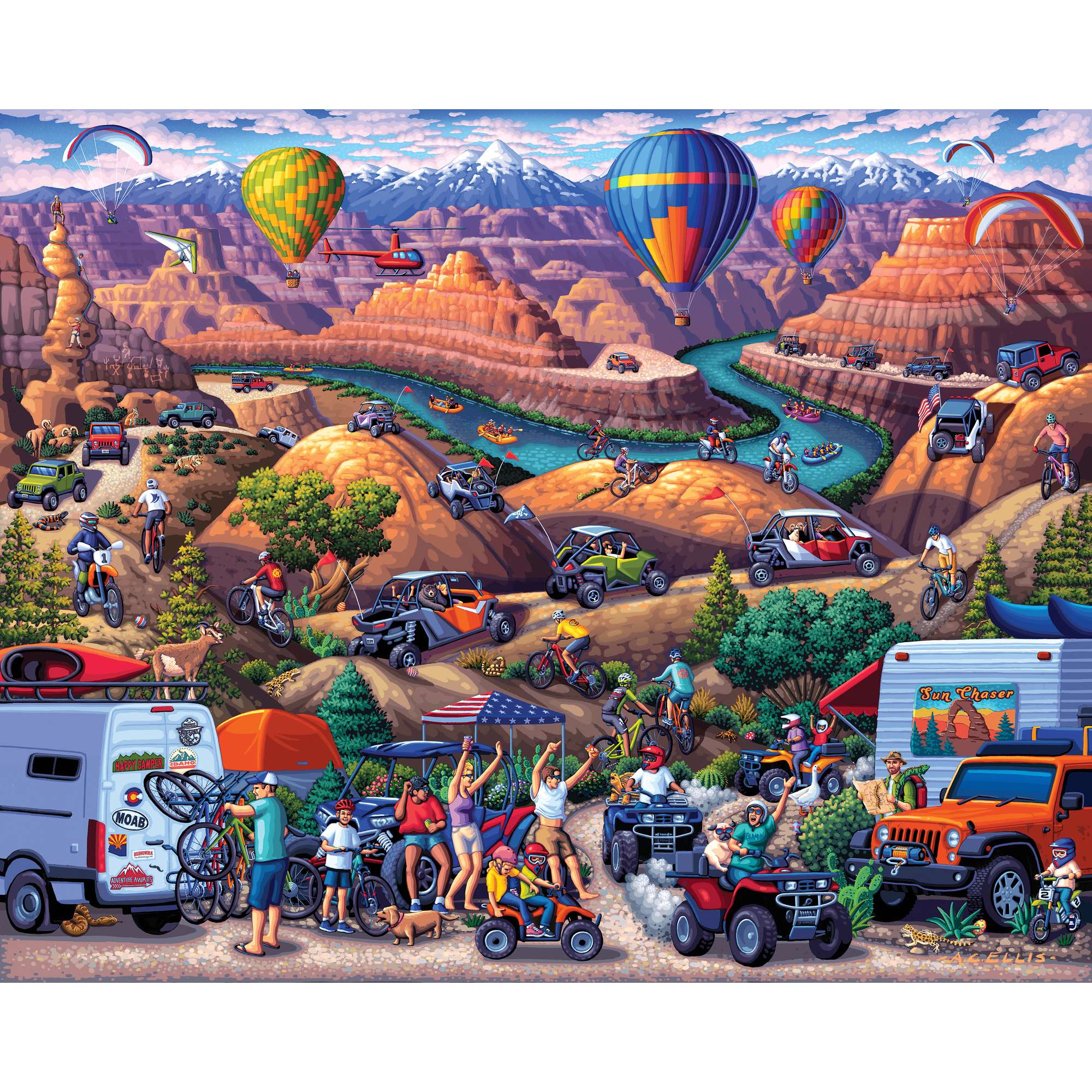Red Rock Adventure | 1000 Piece Boardwalk Jigsaw Puzzle