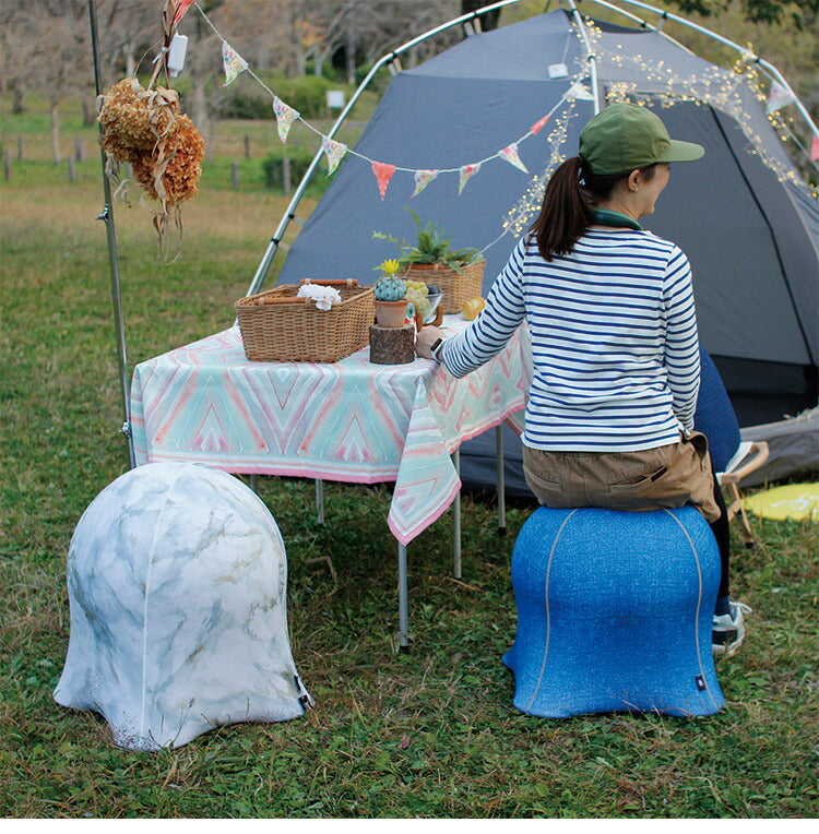 ジェリーフィッシュチェア 北欧柄 バランスボール エクササイズ