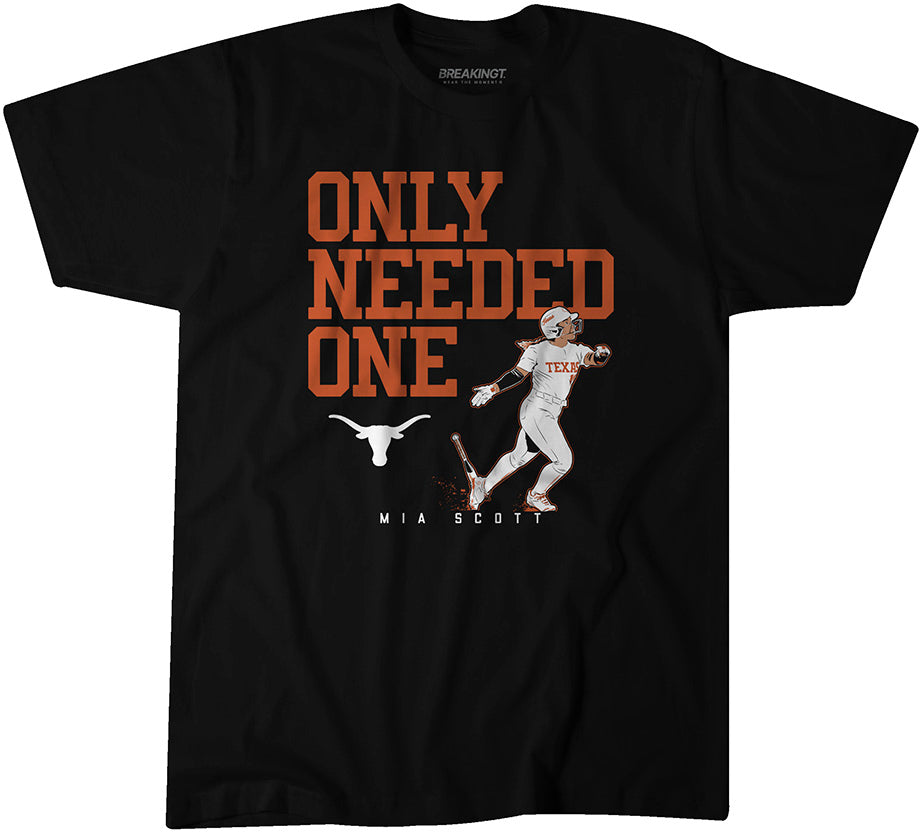 Texas Softball: Mia Scott Only Needed One Shirt - NIL x BreakingT