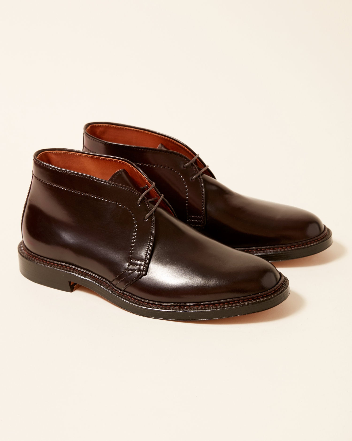 1339 Chukka Boot in Color 8 Shell Cordovan, Barrie Last – Brick +