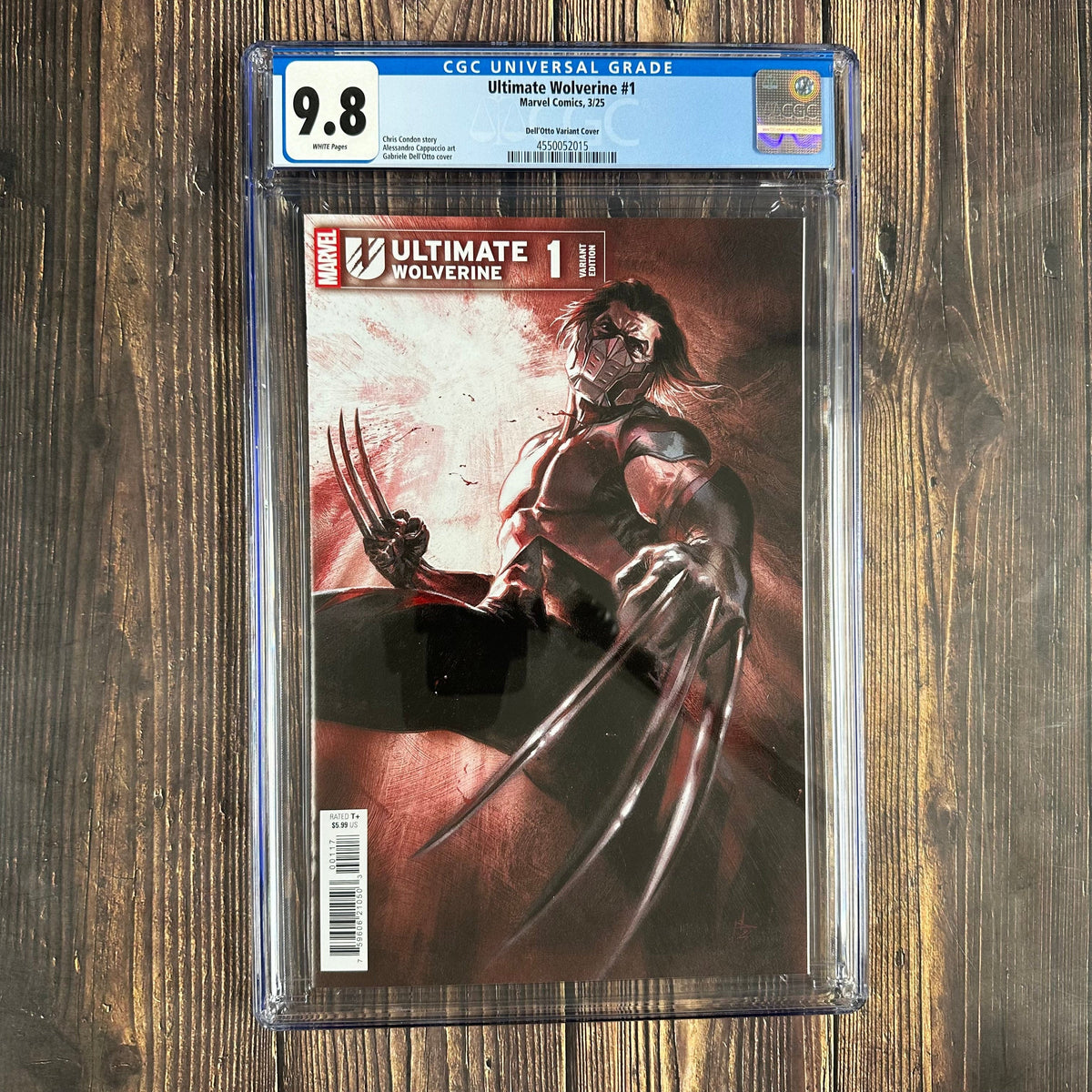 Ultimate Wolverine #1 CGC 9.8 Dell'Otto 1:50 Premiere issue