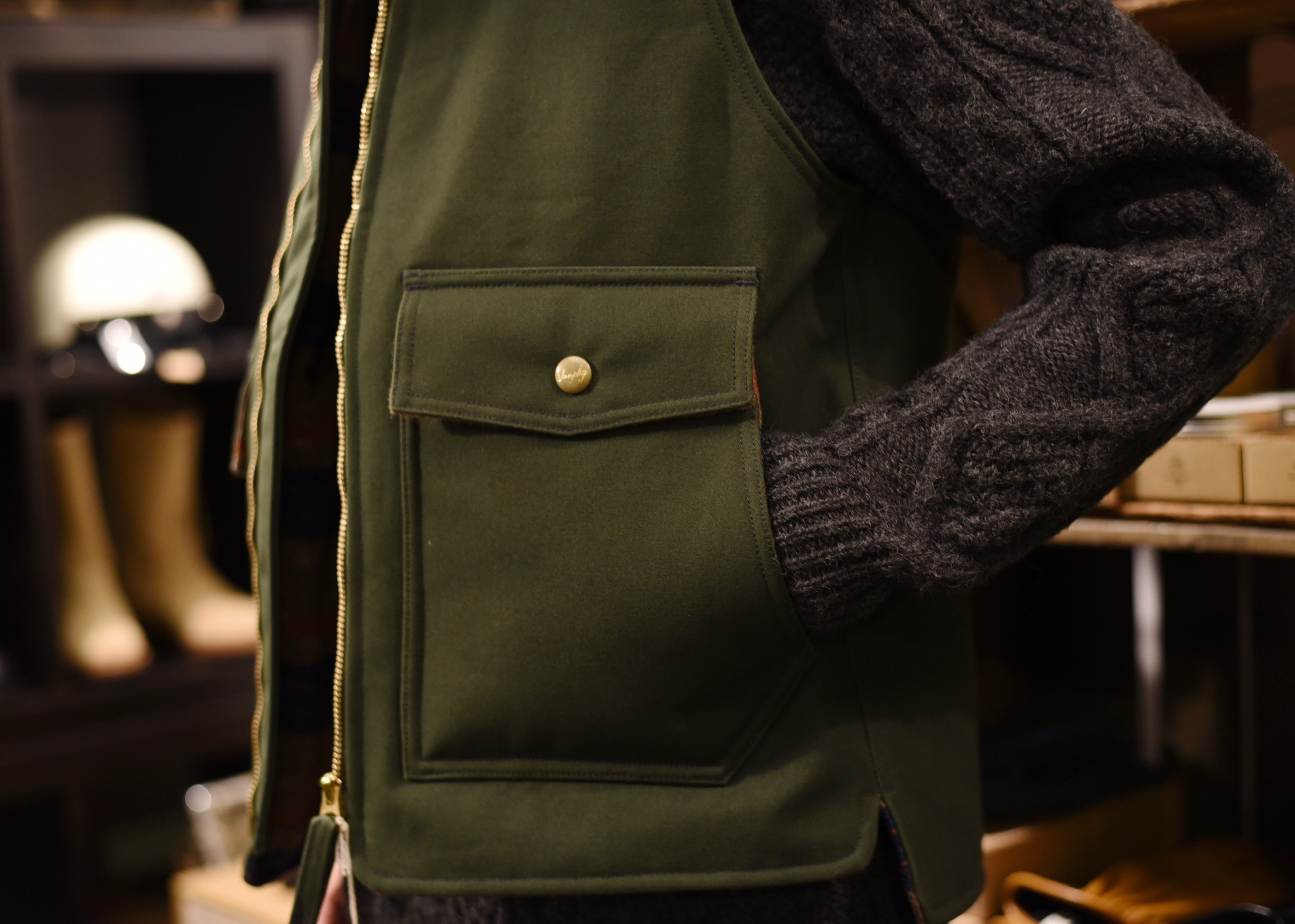 TROPHYCLOTHING / OILED DUCK STORM VEST: CANVAS CLOTHING STORE BLOG