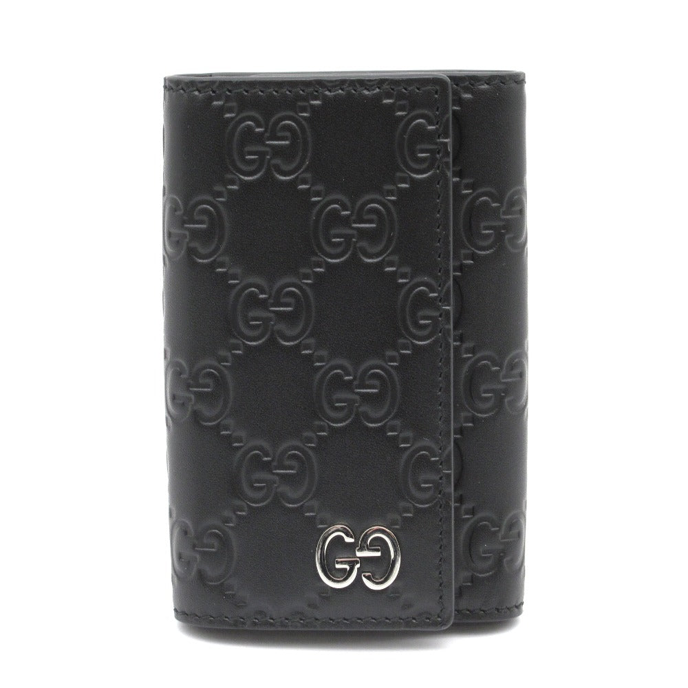 GUCCI グッチ GG グッチシマ キーリング付き 6連 キーケース 473824