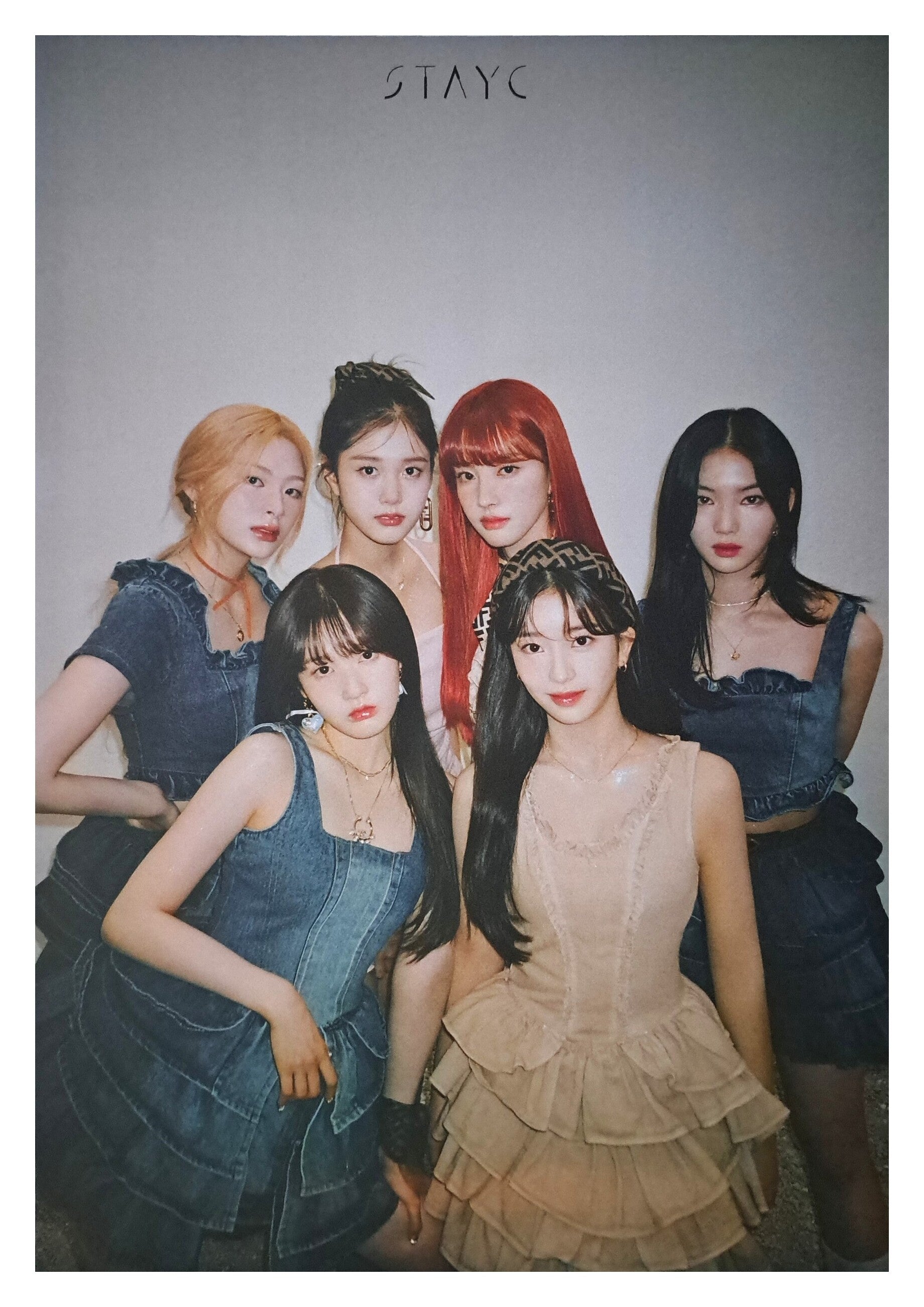 Stayc 3rd Mini Album We Need Love Official Poster - Photo Concept