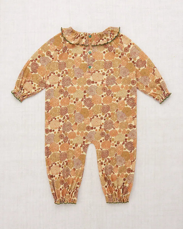Misha & Puff】Pierrot Onesie - Alabaster Chrysanthemum – chu chu