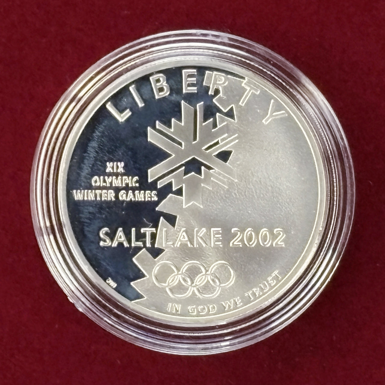 アメリカ】2002年ソルトレイクシティオリンピック 1ドル 銀貨 プルーフ