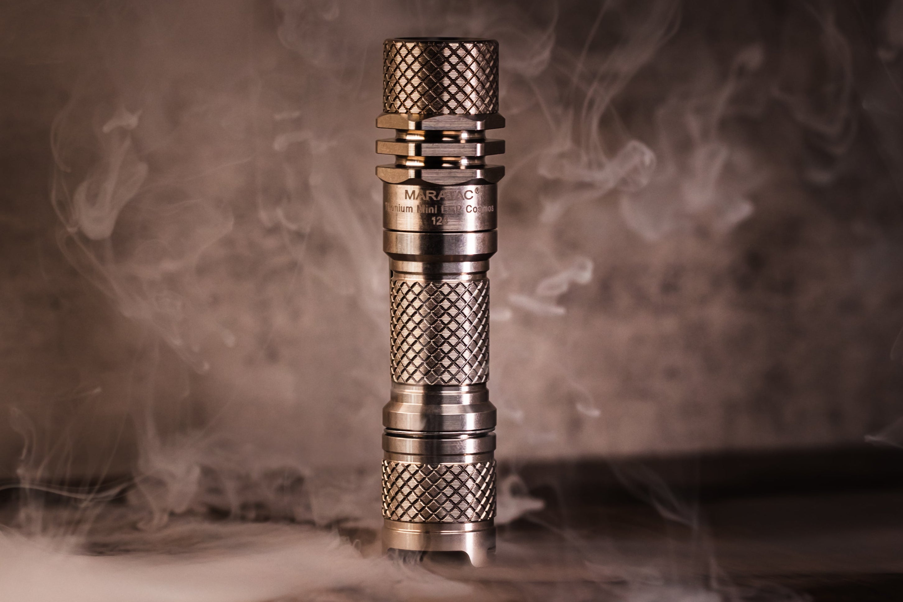 Titanium Mini LEP Cosmos - Laser Flashlight 14500 by Maratac