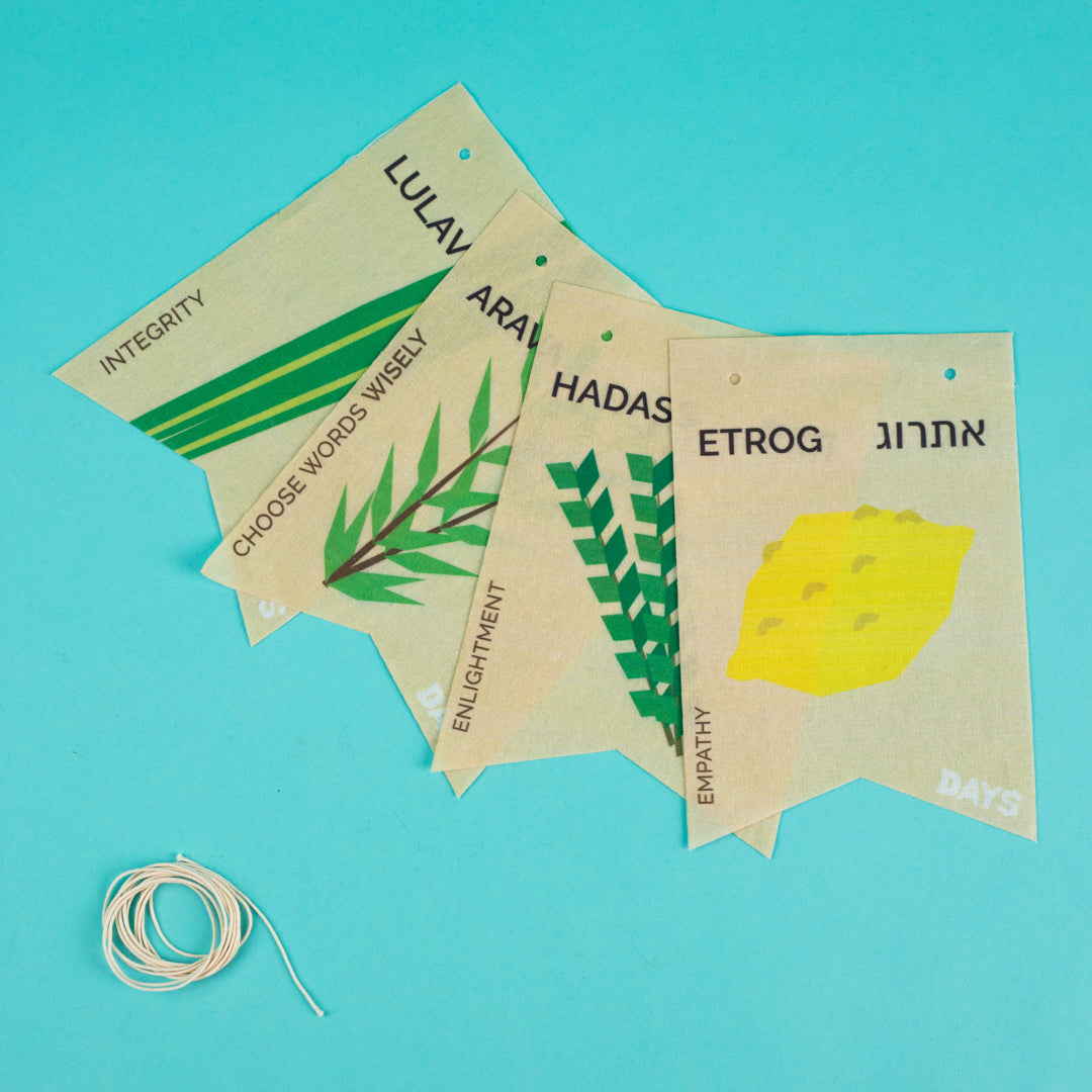 Four Species Felt Flags – Days United