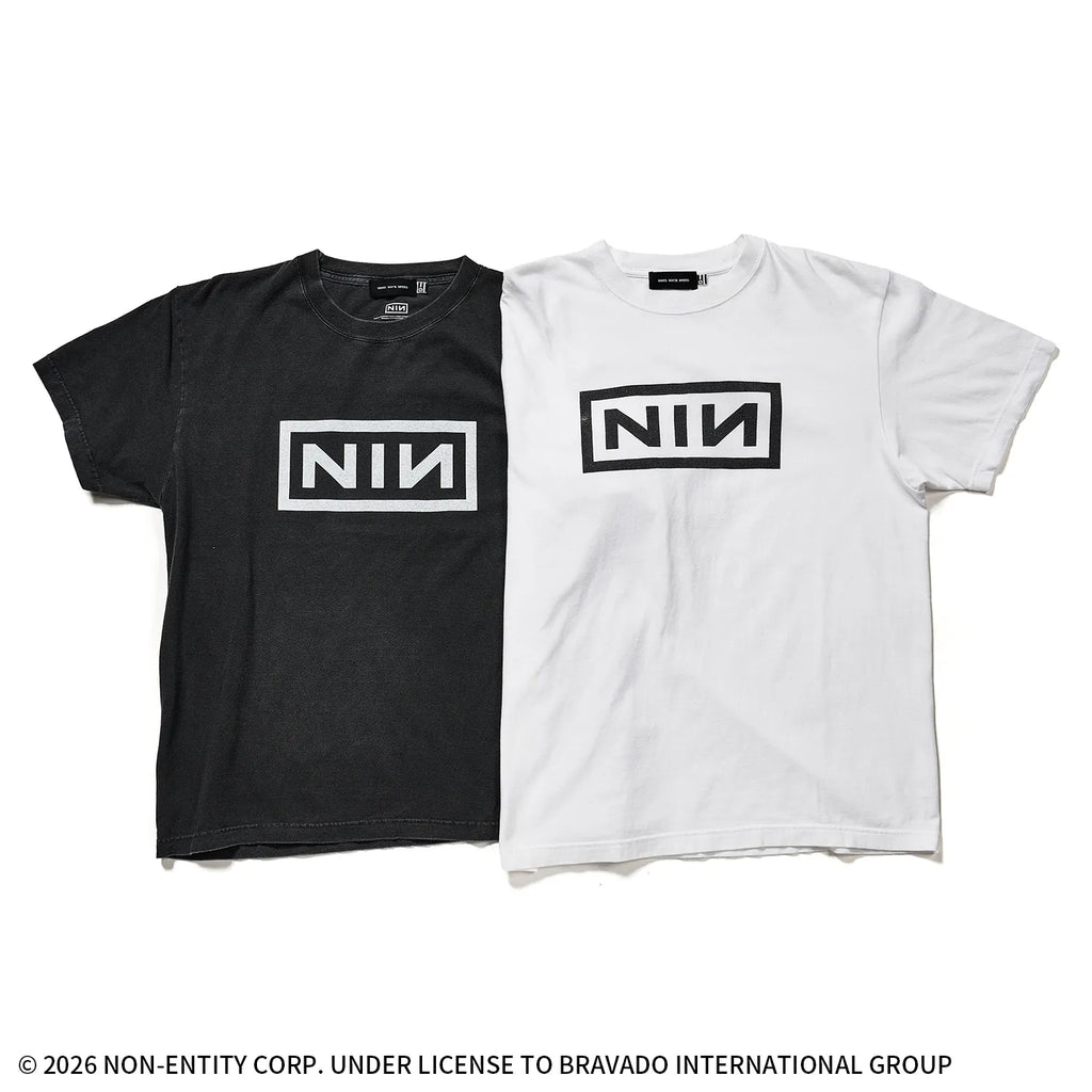 ナイン・インチ・ネイルズ(NINE INCH NAILS)ボックスロゴ Tシャツ