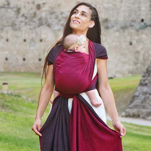 ベビーラップ 新生児から体重制限がなく抱っこやおんぶに使える