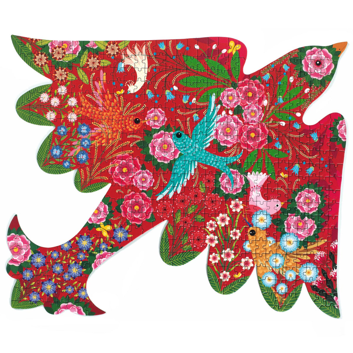 鳥の形のジグソーパズル バード | フランスの知育玩具 DJECO(ジェコ