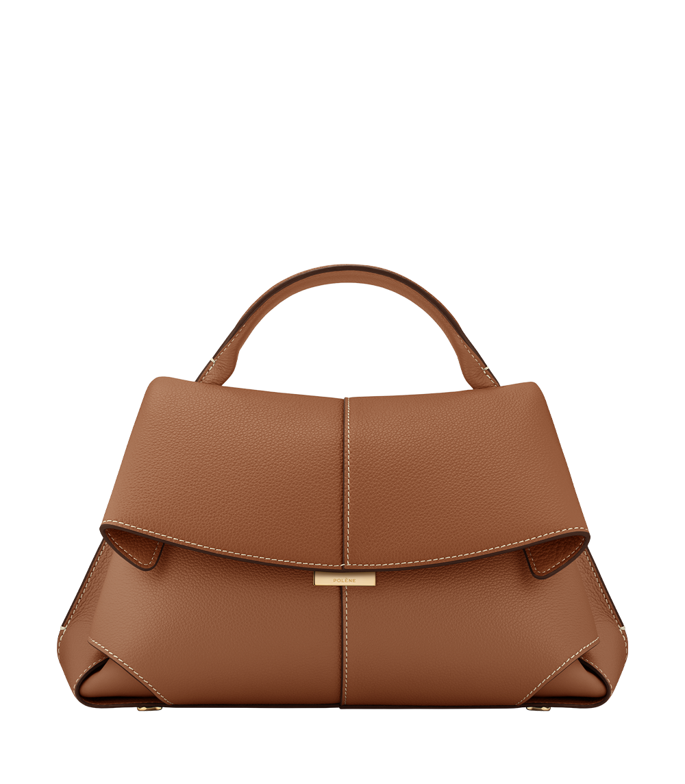 Polène | Bag - Mokki - Textured Camel – Polène EU