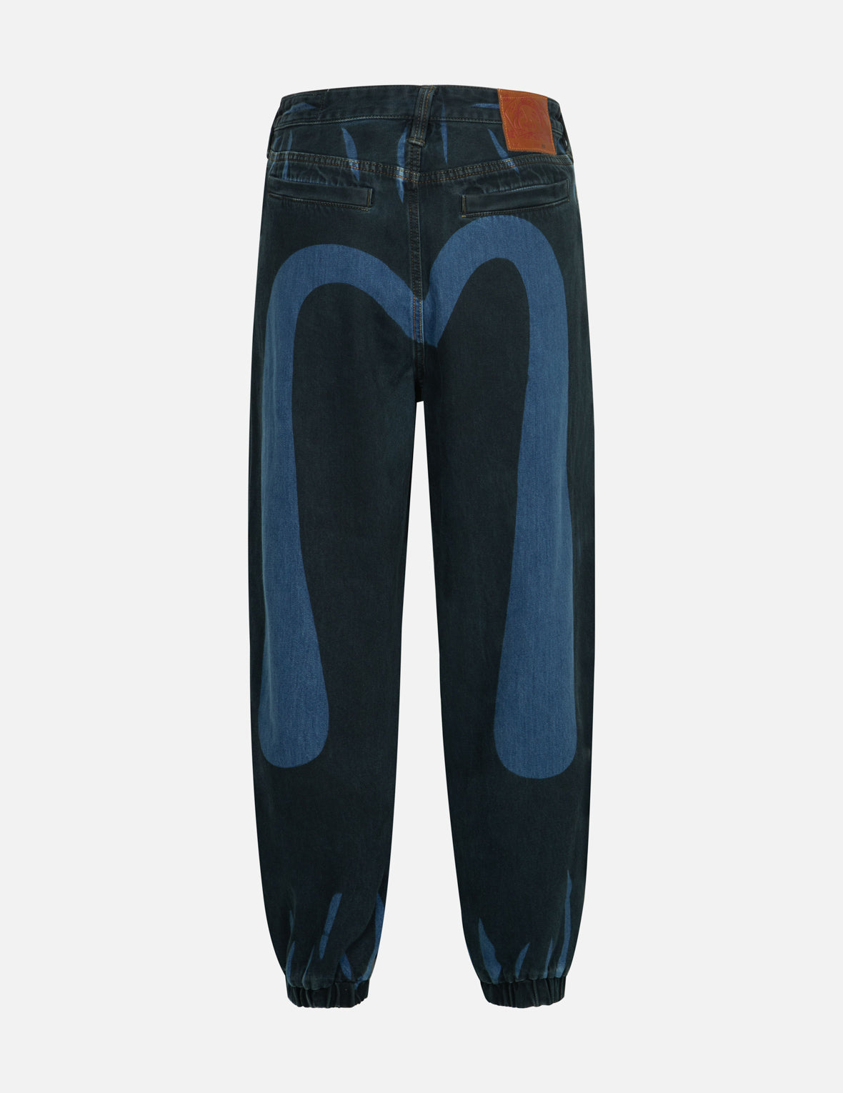 オーバーダイ大黒 ワイドレッグ デニム ジョガー – EVISU